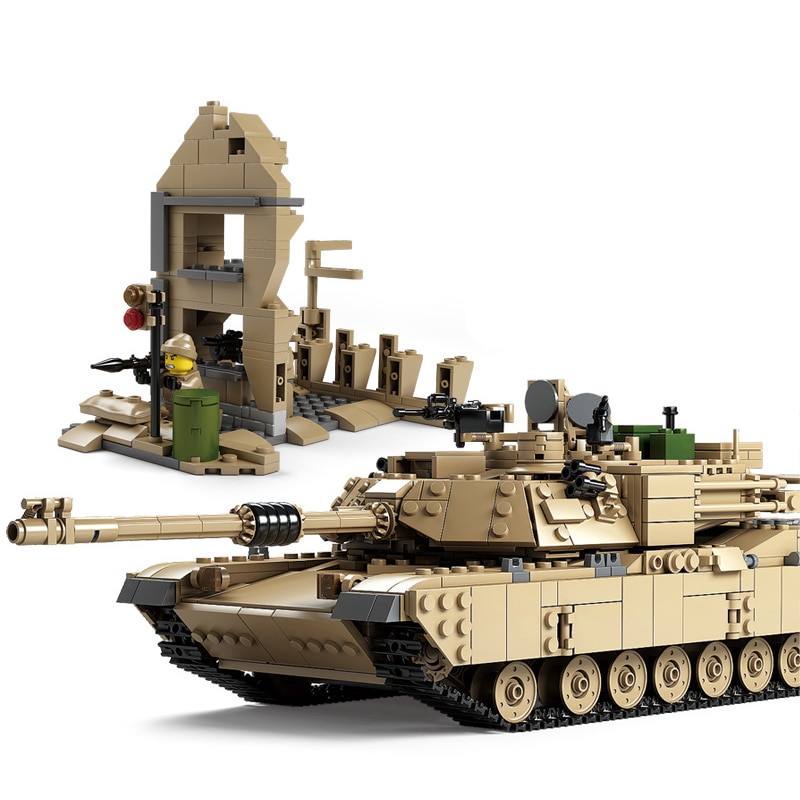 kazi lego military tank